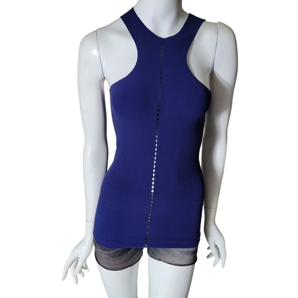 Intimately Free People Navy Blue Racer Back Tank Top XS/S - Picture 1 of 6